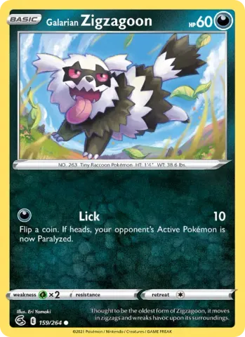 Galarian Zigzagoon · 159
