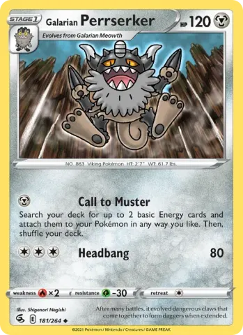 Galarian Perrserker · 181