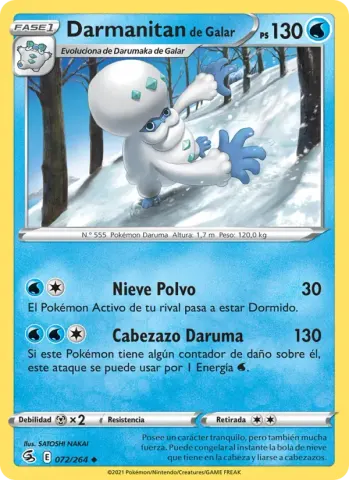 Darmanitan de Galar · 72