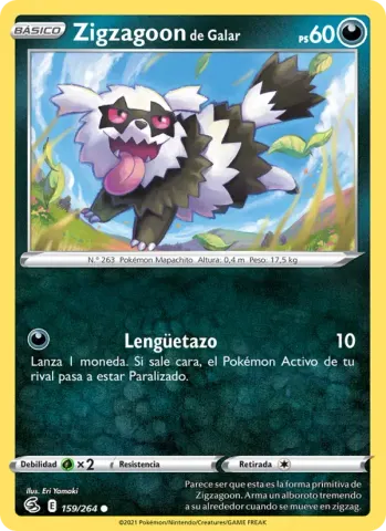 Zigzagoon de Galar · 159