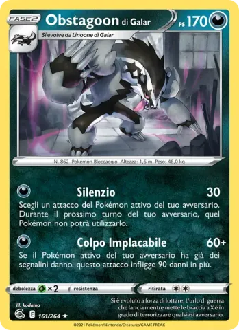 Obstagoon di Galar · 161