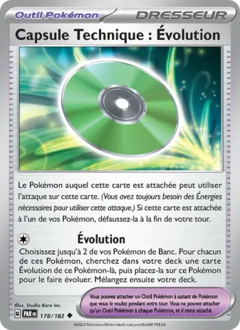 Capsule Technique : Évolution · 178