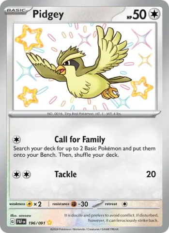 Pidgey · 196
