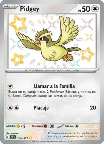 Pidgey · 196
