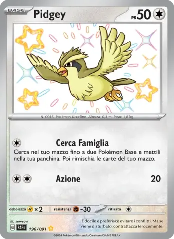 Pidgey · 196