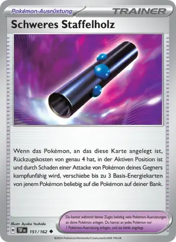 Schweres Staffelholz · 151