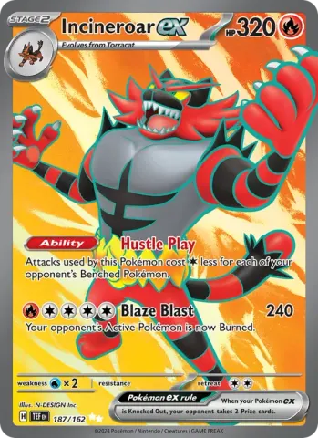 Incineroar ex · 187