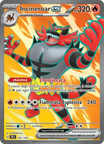 Incineroar-ex · 187