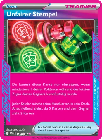 Unfairer Stempel · 165