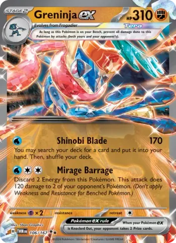 Greninja ex · 106