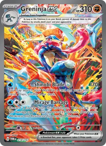 Greninja ex · 214