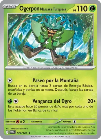 Ogerpon Máscara Turquesa · 024