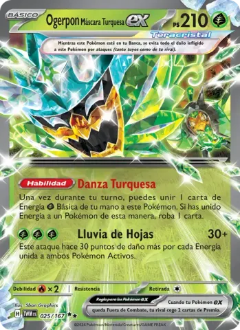 Ogerpon Máscara Turquesa ex · 025