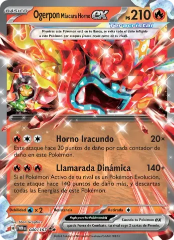 Ogerpon Máscara Horno ex · 040
