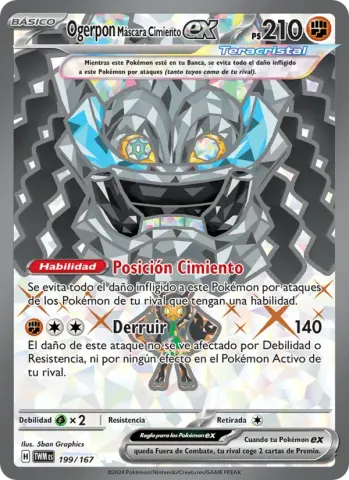 Ogerpon Máscara Cimiento ex · 199
