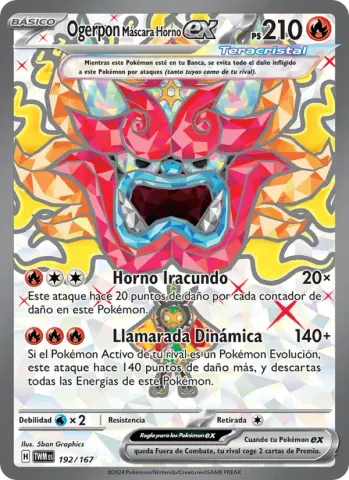 Ogerpon Máscara Horno ex · 192
