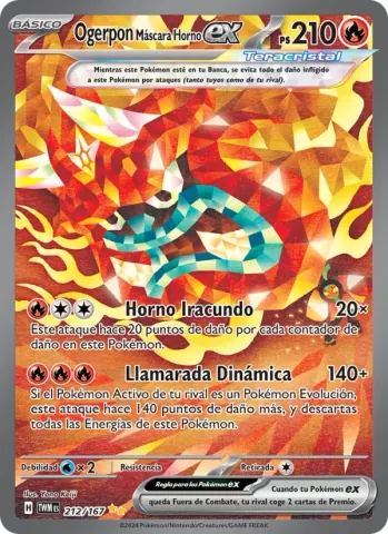 Ogerpon Máscara Horno ex · 212