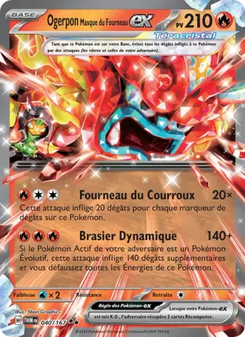 Ogerpon Masque du Fourneau-ex · 040