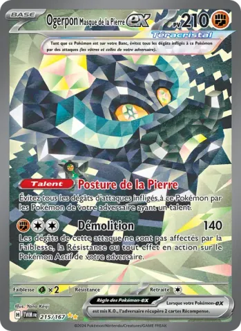 Ogerpon Masque de la Pierre-ex · 215