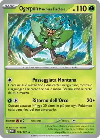 Ogerpon Maschera Turchese · 024