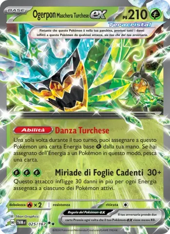 Ogerpon Maschera Turchese-ex · 025