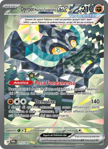 Ogerpon Maschera Fondamenta-ex · 215