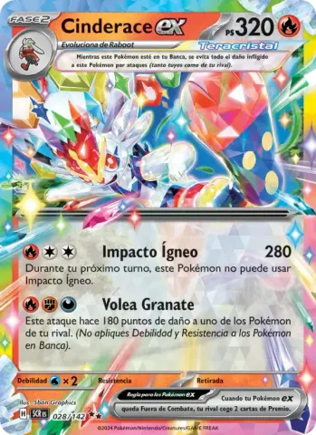 Cinderace ex · 028