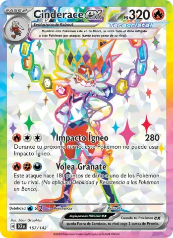 Cinderace ex · 157