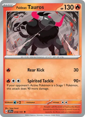 Paldean Tauros · 018
