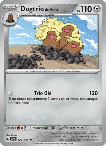 Dugtrio de Alola · 123
