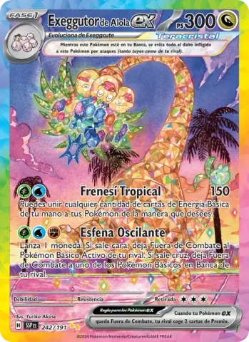 Exeggutor de Alola ex · 242