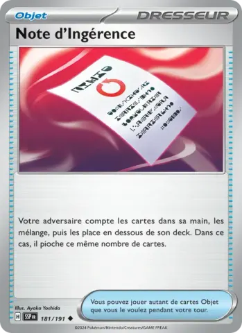 Note d'Ingérence · 181
