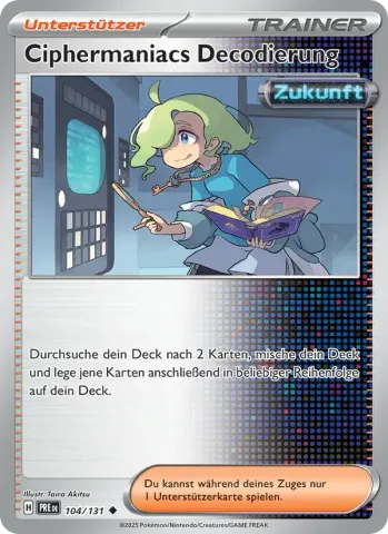 Ciphermaniacs Decodierung · 104