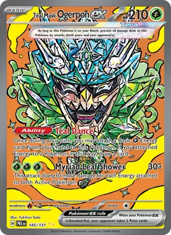 Teal Mask Ogerpon ex · 145