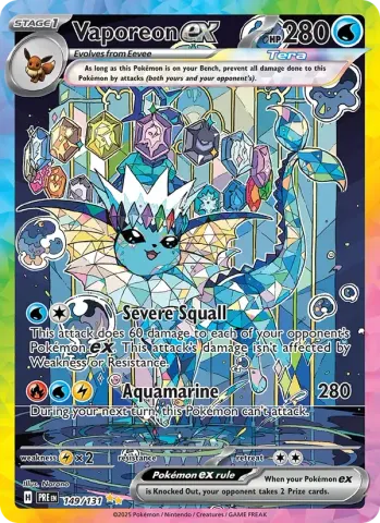 Vaporeon ex · 149