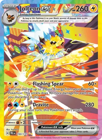 Jolteon ex · 153
