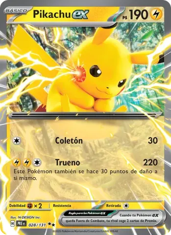 Pikachu ex · 028