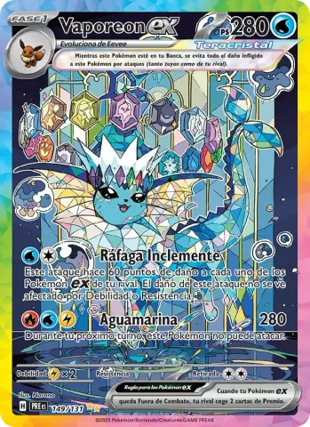 Vaporeon ex · 149