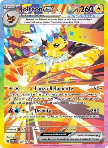 Jolteon ex · 153