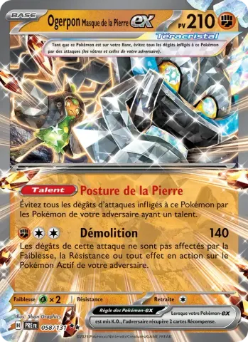 Ogerpon Masque de la Pierre-ex · 058