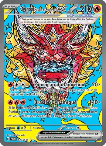 Ogerpon Masque du Fourneau-ex · 148