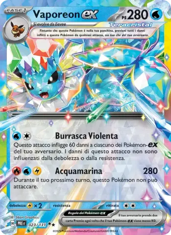 Vaporeon-ex · 023