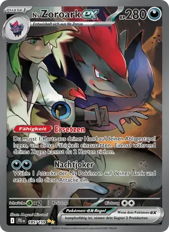 Ns Zoroark-ex · 185