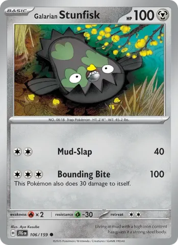 Galarian Stunfisk · 106