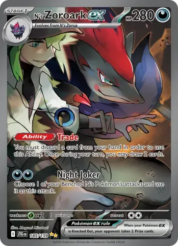 N's Zoroark ex · 185