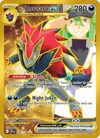 N's Zoroark ex · 189