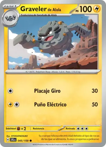 Graveler de Alola · 045