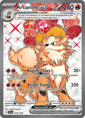 Arcanine ex · 224