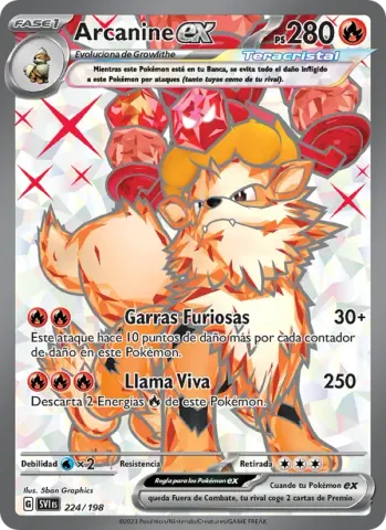 Arcanine ex · 224