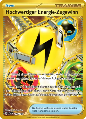 Hochwertiger Energie-Zugewinn · 277